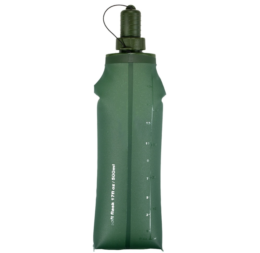 TPU Folding Soft Flask Sport Water Bottle