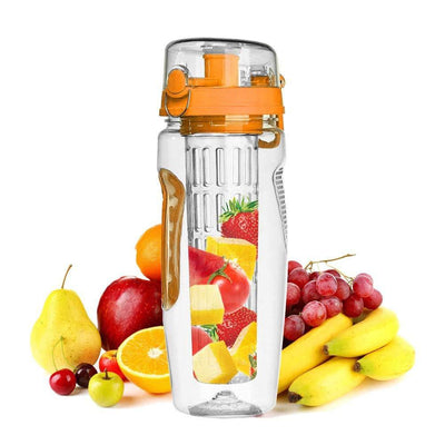 Plastic Sport Fruit Infuser Water Bottles