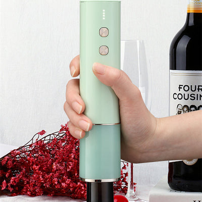 Stainless Steel Wine Electric Bottle Opener Creative Rechargeable