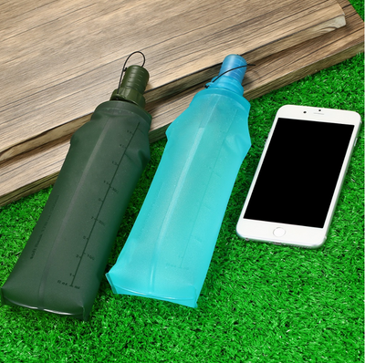 TPU Folding Soft Flask Sport Water Bottle