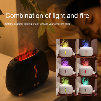 Portable Fire Flame oil Air Diffusers