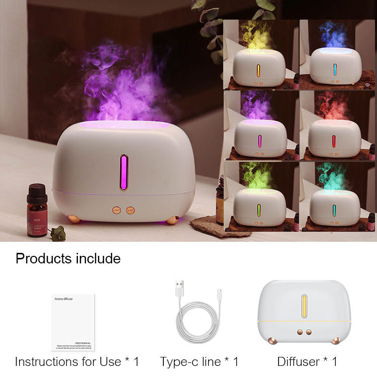 Portable Fire Flame oil Air Diffusers