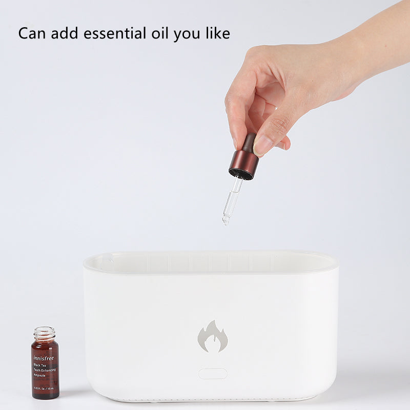 3D Flame Ultrasonic Flame Aroma Diffuser Humidifier