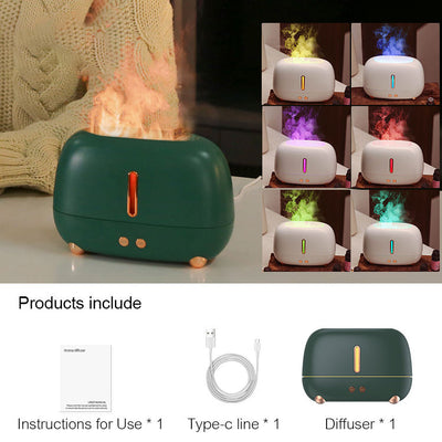 Portable Fire Flame oil Air Diffusers